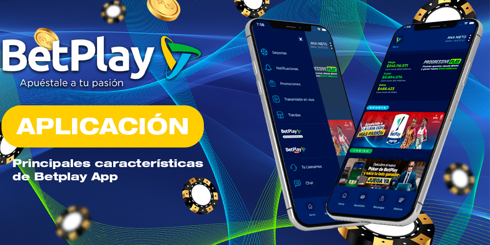 Principales características de la app BetPlay para Colombia
