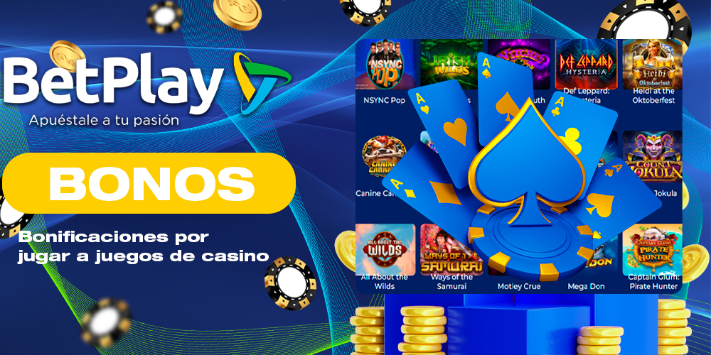 Bonos para jugar en el casino de BetPlay Colombia