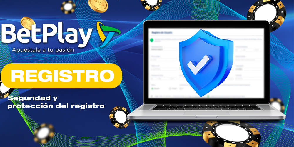 Seguridad al registrar una cuenta en BetPlay